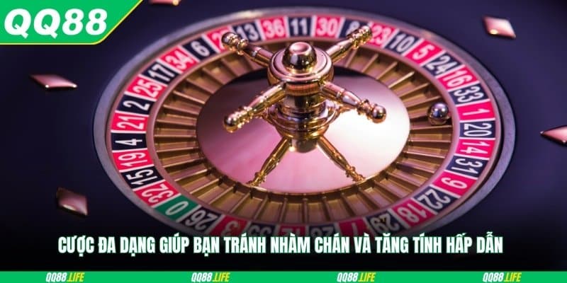Cược đa dạng giúp bạn tránh nhàm chán và tăng tính hấp dẫn