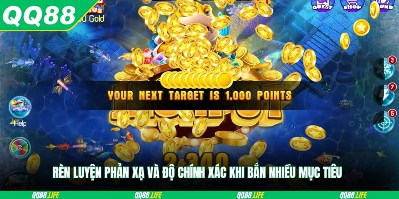 Rèn luyện phản xạ và độ chính xác khi bắn nhiều mục tiêu