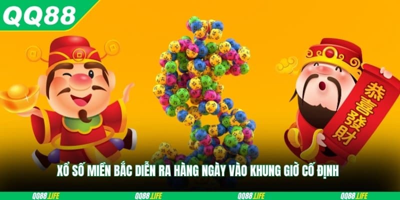 Xổ số miền bắc diễn ra hàng ngày vào khung giờ cố định