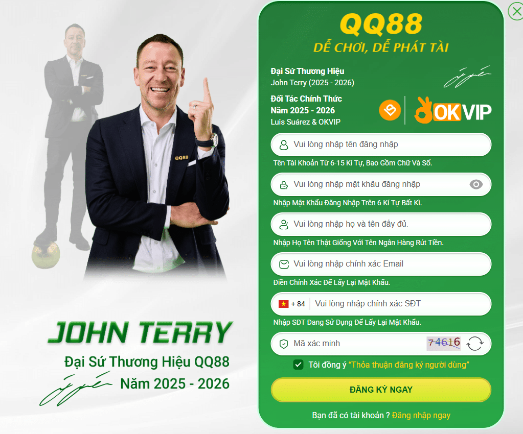 Đăng ký tài trong vòng 30s